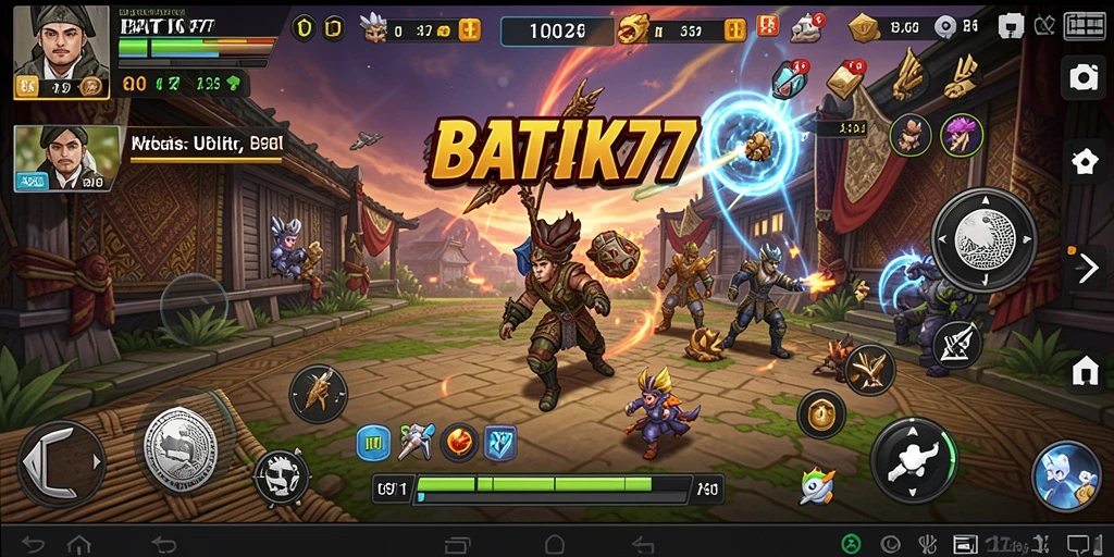 Tampilan antarmuka <strong>BATIK77</strong> yang menarik dan fungsional.