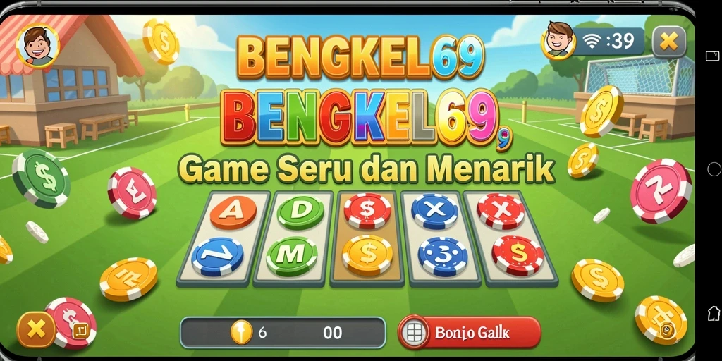 Screenshot gameplay BENGKEL69 yang menunjukkan suasana seru Bingo.
