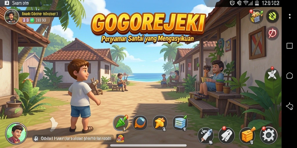 Tampilan gameplay menarik dalam GOGOREJEKI.