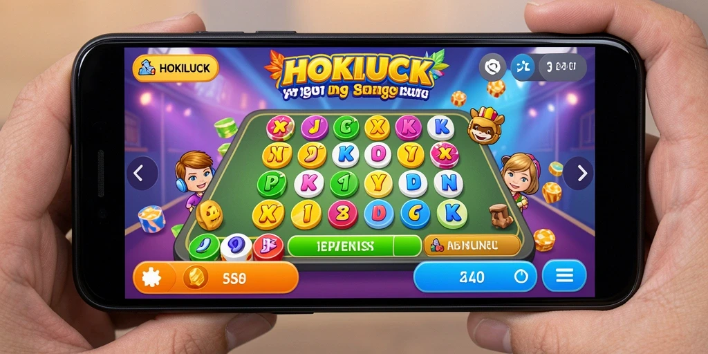 Tampilan gameplay HOKILUCK yang seru dan interaktif.