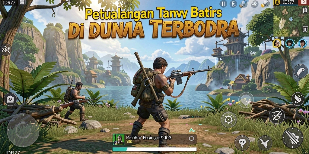 Screenshot utama IDR77 menampilkan gameplay menjelajahi dunia terbuka yang menakjubkan.