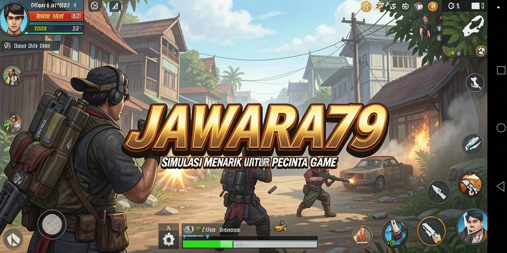Tangkapan layar menampilkan pengalaman bermain yang realistis di JAWARA79.