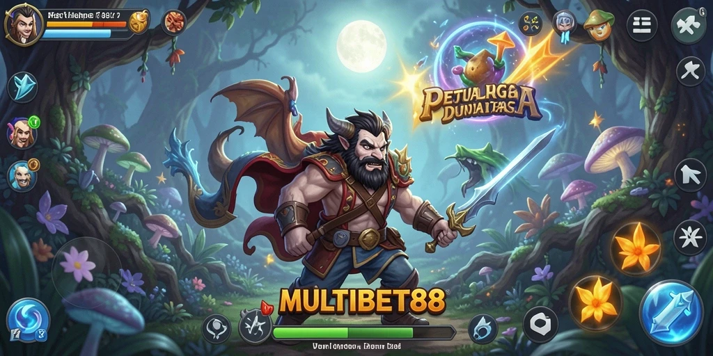 Tampilan gameplay seru dan penuh warna dari MULTIBET88.