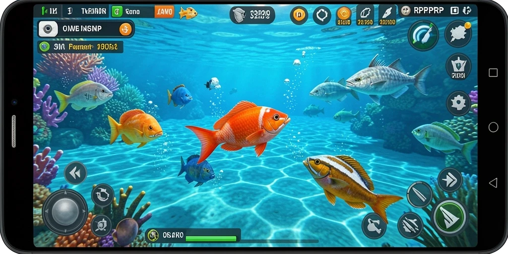 Gameplay seru menembak ikan di RPRPRP.