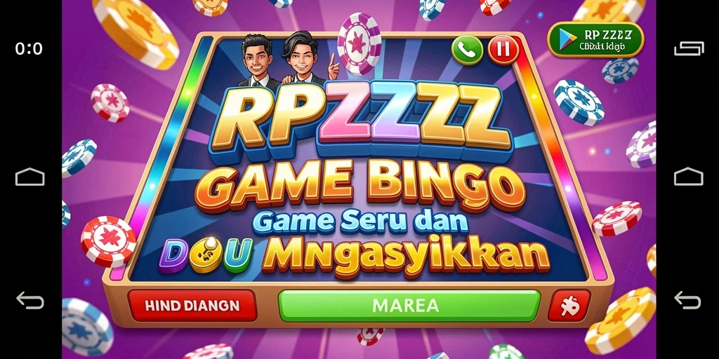 Tampilan gameplay seru dalam aplikasi Bingo RPZZZ.