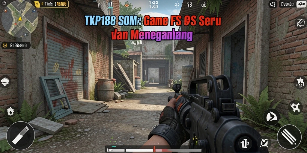 Tangkapan layar yang menunjukkan aksi seru dalam gameplay TKP188 FPS.