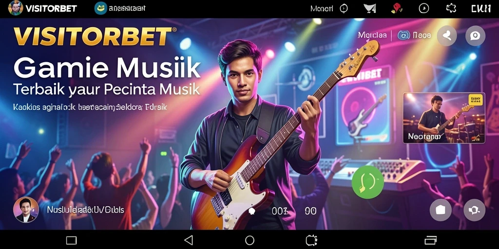 Tampilan gameplay yang menarik dalam aplikasi musik VISITORBET.