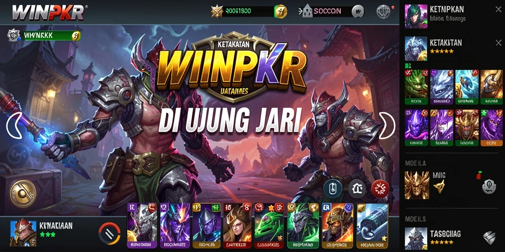 Gameplay WINPKR yang menyeramkan dengan atmosfer mencekam.